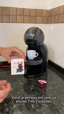 Adaptador - Capsulas Três Corações Para Maquina Dolce gusto