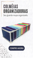 Colmeia Organizadora divisórias Branco "PP - P - M - G " - PROMOÇÃO - Organizador de Guarda Roupas - Comprei Organizei!