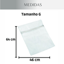 Kit com 3 Sacos para lavar roupas (P, M, G) Protetor De Lingerie Roupa Íntima Tecido Papa Bolinha