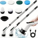 Escova De Limpeza Ajustável Janela Banheiro e Cozinha Ferramenta 3 em 1 Recarregável