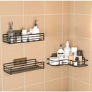1/2/3/4/7 PEÇAS Prateleiras Suporte Com Alto Adesivos Para Parede Banheiro Cozinha Lavanderia