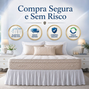 Saia para Cama Box Universal Casal Queen King com Elástico 25mm Microfibra Ajuste Perfeito