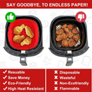 1/2/3 Formas de Silicone Quadrada 16x16cm Assadeira Air Fryer e Forno Forma para Fritadeira Elétrica com Alça