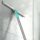 Rodo de Silicone Para Limpeza de Piso Vidros Com Gancho Secos e Molhados Uso Duplo Vassoura Mágica